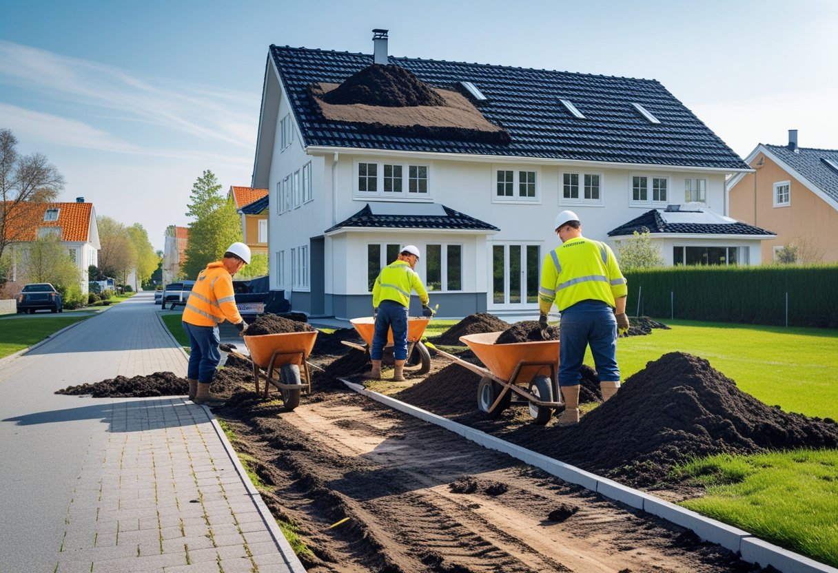 Sådan får du styr på fjernelse af overskydende jord ved tagrenovering i Hinnerup